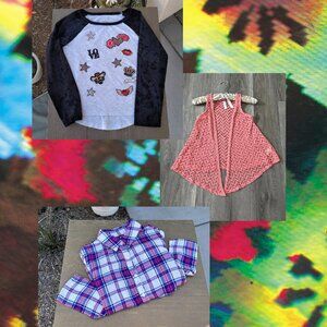 Place & Arizona Jean Co tops, Beautees Cardigan Girls Size Small, 5/6, 7/8